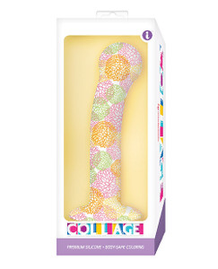 Collage Catch The Bouquet G Spot Silicone Dildo Collage Catch The Bouquet G Spot Silicone Dildo