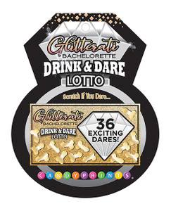 Glitterati Bachelorette Drink & Dare Lotto Glitterati Bachelorette Drink & Dare Lotto