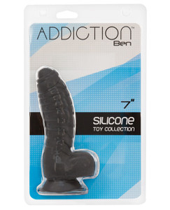 Addiction Ben 7" Dildo - Black Addiction Ben 7" Dildo - Black