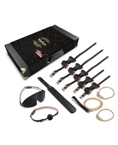 Blush Temptasia Safe Word Bondage Kit W/suitcase - Black/pink