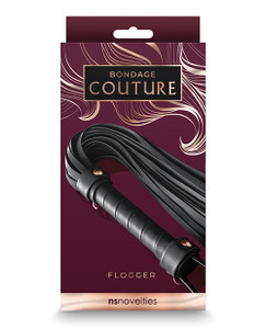 Bondage Couture Flogger - Black Bondage Couture Flogger - Black