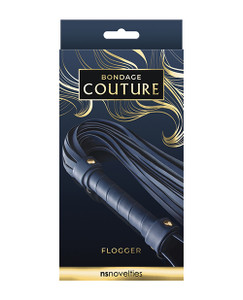 Bondage Couture Flogger - Blue Bondage Couture Flogger - Blue