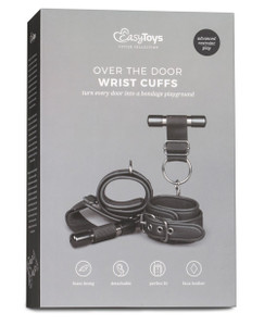 Easy Toys Over The Door Wrist Cuffs - Black Easy Toys Over The Door Wrist Cuffs - Black