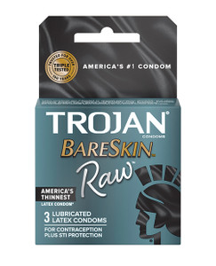 'trojan Bareskin Raw Condom - Pack Of 3 'trojan Bareskin Raw Condom - Pack Of 3