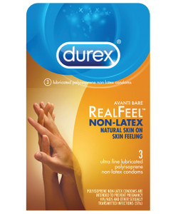 'durex Avanti Real Feel Non Latex Condoms - Pack Of 3
