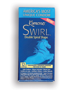 Kimono Swirl Condom - Pack Of 12 Kimono Swirl Condom - Pack Of 12