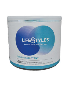 Lifestyles Tough Condom - Bowl Of 40 Lifestyles Tough Condom - Bowl Of 40