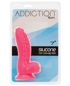 Addiction Tom 7" Dildo - Hot Pink Addiction Tom 7" Dildo - Hot Pink