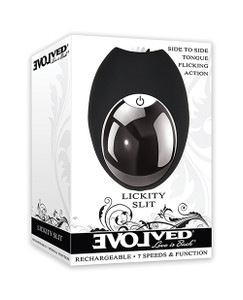 Evolved Lickity Slit Oral Massager - Black Evolved Lickity Slit Oral Massager - Black