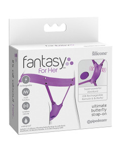Fantasy For Her Ultimate Butterfly Strap On - Purple Fantasy For Her Ultimate Butterfly Strap On - Purple
