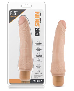 Blush Dr. Skin Vibe 8.5" Dong #7 - Beige Blush Dr. Skin Vibe 8.5" Dong #7 - Beige