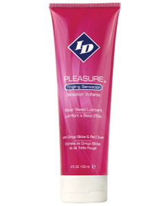 Id Pleasure Waterbased Tingling Lubricant - 4 Oz Tube Id Pleasure Waterbased Tingling Lubricant - 4 Oz Tube