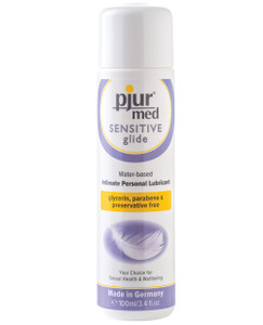 Pjur Med Sensitive Glide Water Based Personal Lubricant - 100ml Bottle Pjur Med Sensitive Glide Water Based Personal Lubricant - 100ml Bottle