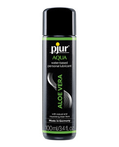 Pjur Aqua Aloe Vera Water Based Personal Lubricant - 100 Ml Bottle Pjur Aqua Aloe Vera Water Based Personal Lubricant - 100 Ml Bottle