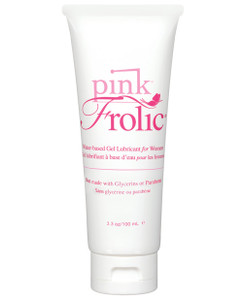 Pink Frolic Gel Lubricant - 3.3 Oz Flip Top Tube Pink Frolic Gel Lubricant - 3.3 Oz Flip Top Tube