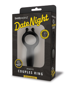 Bodywand Date Night Remote Couples Ring - Black Bodywand Date Night Remote Couples Ring - Black