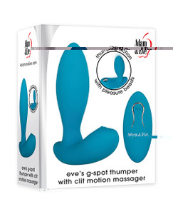 Adam & Eve Eve's G Spot Thumper W/clit Motion Massager - Teal Adam & Eve Eve's G Spot Thumper W/clit Motion Massager - Teal