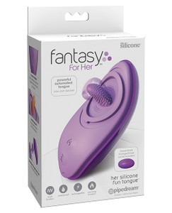 Fantasy For Her Silicone Fun Tongue - Purple Fantasy For Her Silicone Fun Tongue - Purple