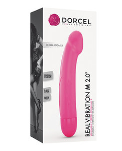 'dorcel Real Vibration M 8.6" Rechargeable - Pink