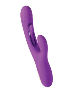 Bora G-spot Tapping Rabbit Vibrator - Purple Bora G-spot Tapping Rabbit Vibrator - Purple
