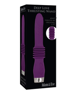 Adam & Eve Deep Love Thrusting Wand - Purple Adam & Eve Deep Love Thrusting Wand - Purple