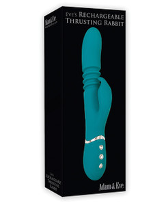 Adam & Eve Eve's Rechargeable Thrusting Rabbit - Green Adam & Eve Eve's Rechargeable Thrusting Rabbit - Green