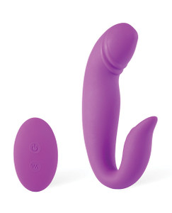 Dolphin Rolling G Spot Vibrator & Clit Stimulator - Purple Dolphin Rolling G Spot Vibrator & Clit Stimulator - Purple