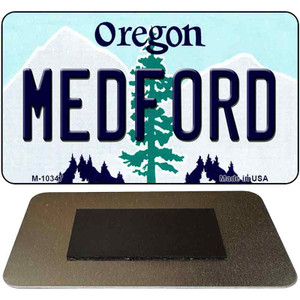 Medford Oregon State License Plate Tag Magnet M-10347 3.5" x 2" Magnet (M)