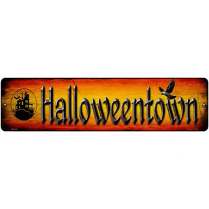 Halloweentown Novelty Metal Street Sign 12" x 3" Sign (MK) Halloweentown Novelty Metal Street Sign 12" x 3" Sign (MK)
