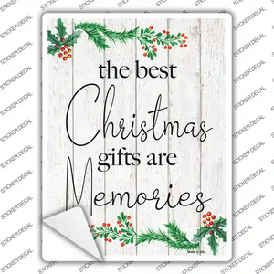 Best Christmas Gifts Novelty Rectangle Sticker Decal X-Large