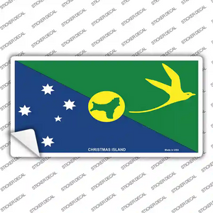 Christmas Island Flag Novelty Sticker Decal Medium