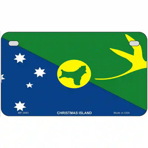 Christmas Island Flag Metal Novelty License Plate 7" x 4" Motorcycle (MP) Christmas Island Flag Metal Novelty License Plate 7" x 4" Motorcycle (MP)