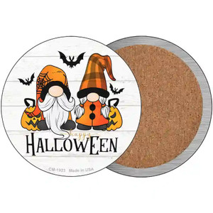 Happy Halloween Spooky Gnomes Novelty Circle Coaster Set of 4 3.5" Coaster (Sets of 4) (CC)