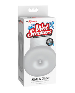 Wet Strokers Slide & Glide - Self-Lubricating Stroker - Realistic Feel