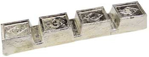50 lb Pewter Blanks for Jewelry Making – Casting Metal (Box Varies 48–52 lbs)