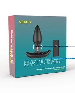 Nexus B-stroker Unisex W/rimming Beads - Black