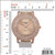 40MM Milano Expressions Vegan Leather Strap Watch with Stones - 4731