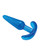 Blue Line C & B 4.25" Slim Tapered Butt Plug - Jelly Blue