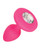 Cheeky Gems Medium Rechargeable Vibrating Probe - Pink