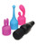 Bang! 10x Mini Wand W/3 Attachments - Asst. Colors