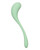 Elle Liquid Silicone Wand - Green