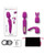 'love To Love R-evolution Rotating Wand W/two Attachments - Sweet Orchid