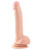Basix Rubber Works 9" Suction Cup Dong - Flesh