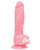 Addiction Brandon 7.5" Glow In The Dark Dildo - Pink
