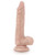Blush Dr. Skin Stud Muffin 8.5" Dong W/suction Cup - Beige