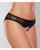 'adore Kiss Mesh & Lace Open Panty Black O/s