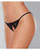 'adore Luv Web Strappy Open Front Panty Black O/s