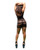 'beverly Hills Naughty Girl Tank Dress W/horizontal Stripes Black O/s