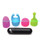 Bang! Rechargeable Bullet W/4 Attachments - Asst. Colors