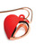 Charmed 10x Vibrating Silicone Heart Necklace